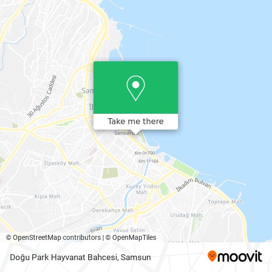 Doğu Park Hayvanat Bahcesi map