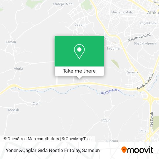 Yener &Çağlar Gıda Nestle Fritolay map