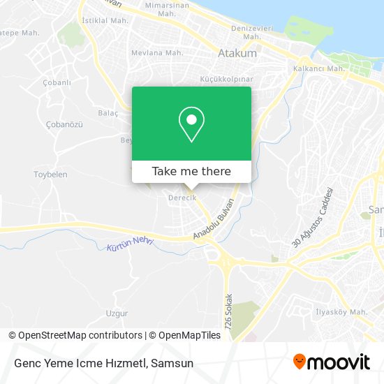 Genc Yeme Icme Hızmetl map