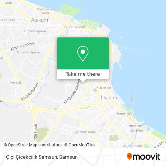 Çiçi Çicekcilik Samsun map