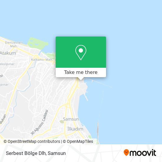 Serbest Bölge Dlh map