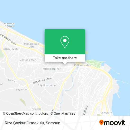 Rize Çaykur Ortaokulu map