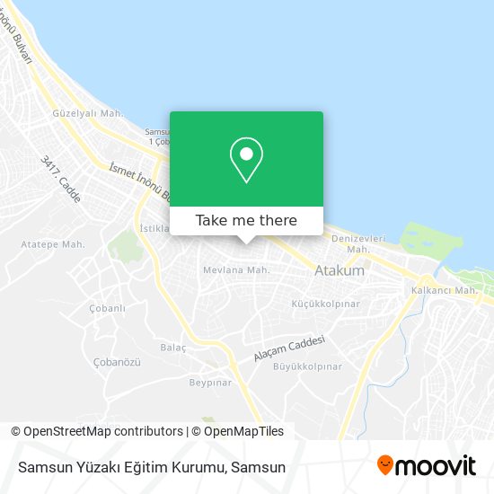 Samsun Yüzakı Eğitim Kurumu map