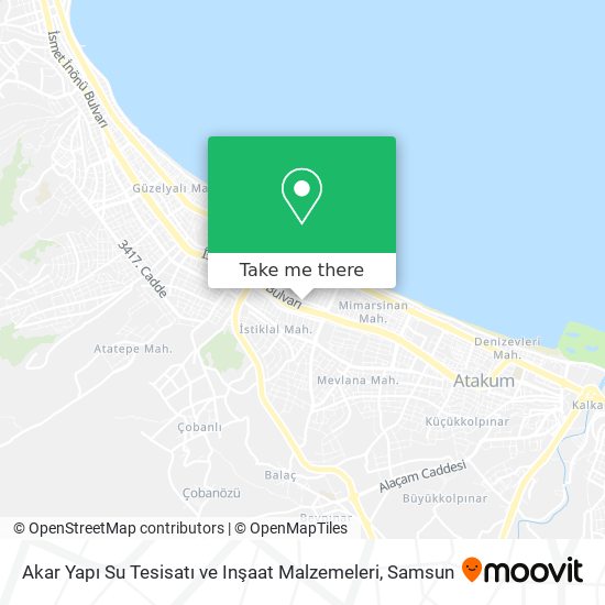 Akar Yapı Su Tesisatı ve Inşaat Malzemeleri map