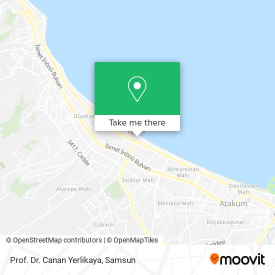 Prof. Dr. Canan Yerlikaya map