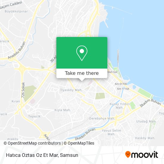 Hatıca Oztas Oz Et Mar map