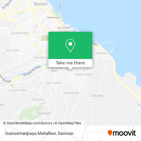Gaziosmanpaşa Mahallesi map