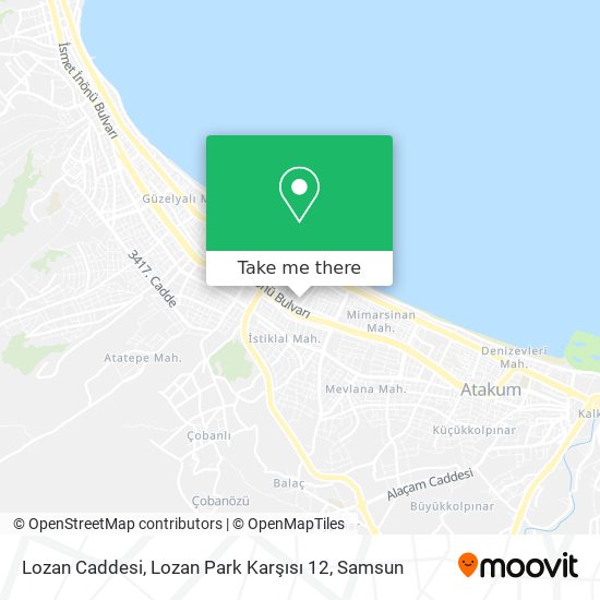 Lozan Caddesi, Lozan Park Karşısı 12 map