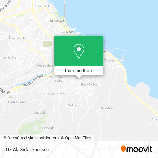 Öz Ak Gıda map