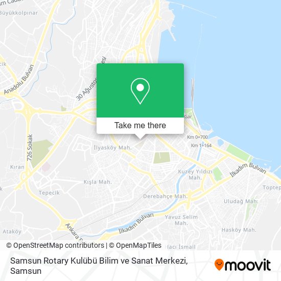 Samsun Rotary Kulübü Bilim ve Sanat Merkezi map