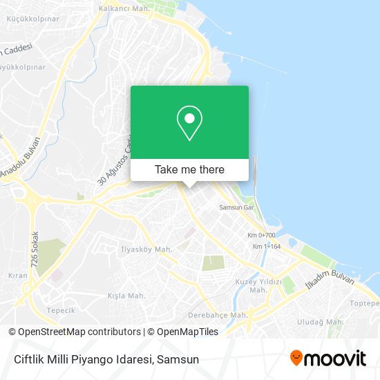 Ciftlik Milli Piyango Idaresi map
