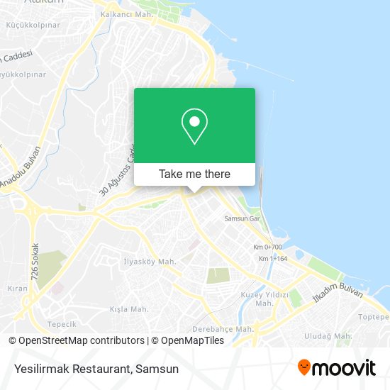 Yesilirmak Restaurant map