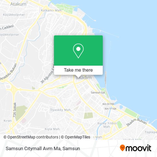 Samsun Cıtymall Avm Ma map