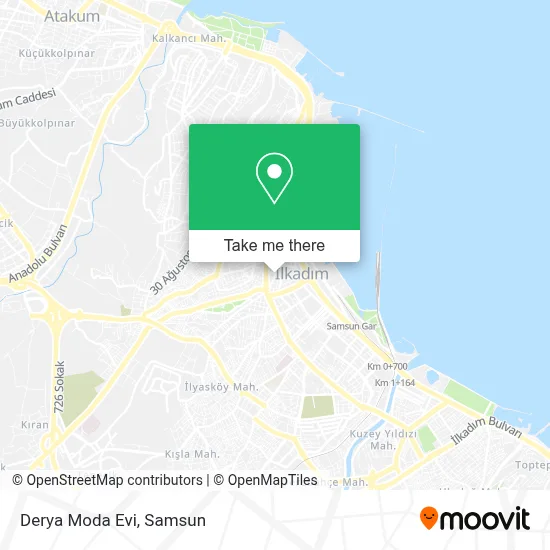 Derya Moda Evi map