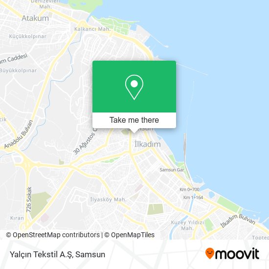 Yalçın Tekstil A.Ş map