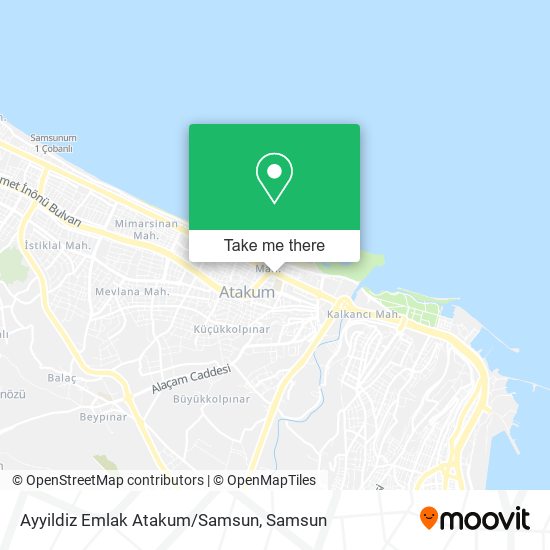 Ayyildiz Emlak Atakum/Samsun map