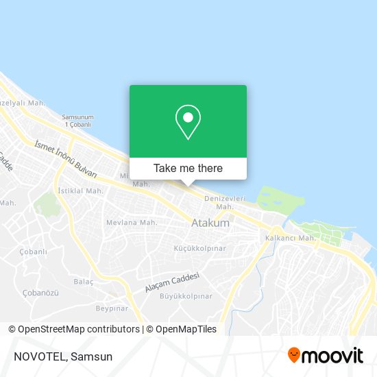 NOVOTEL map