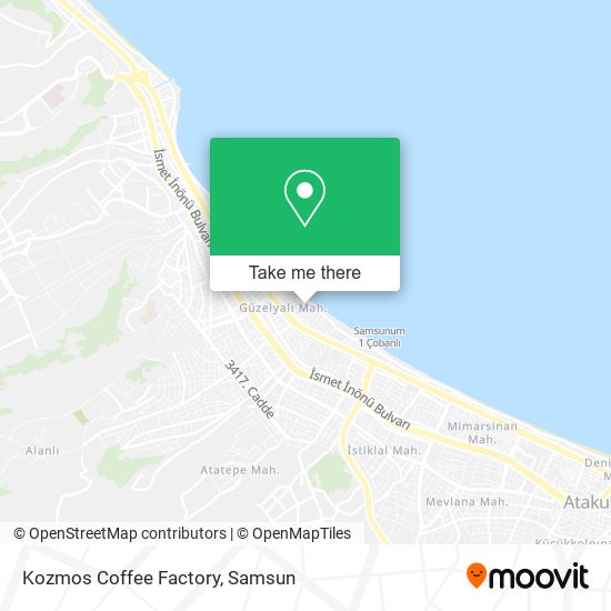 Kozmos Coffee Factory map