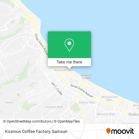 Kozmos Coffee Factory map