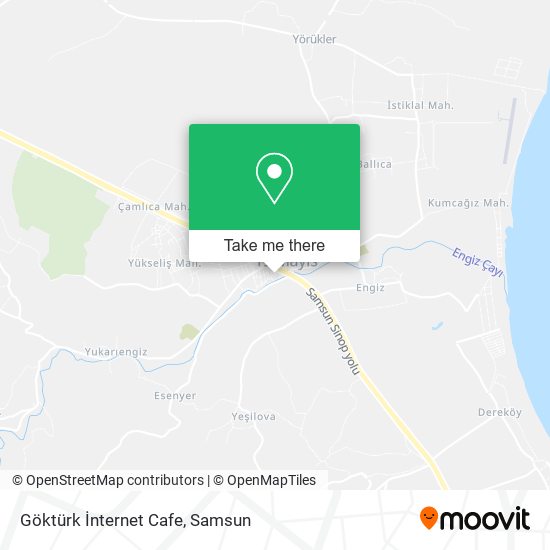 Göktürk İnternet Cafe map