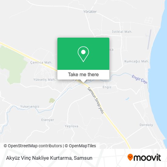 Akyüz Vinç Nakliye Kurtarma map