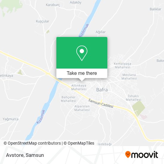 Avstore map