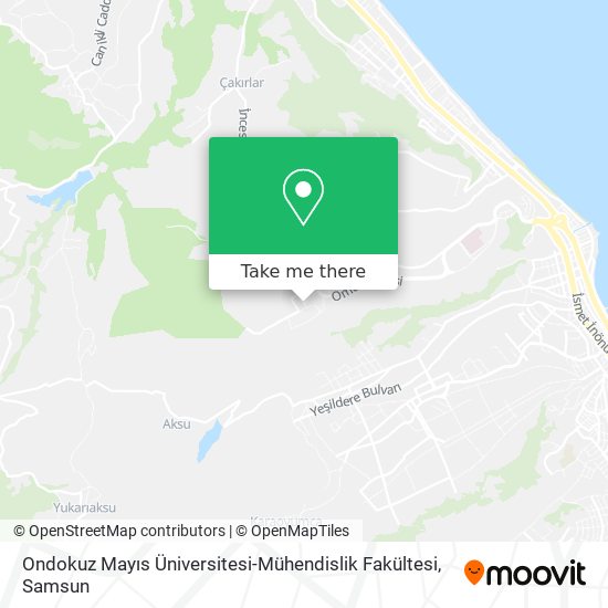 Ondokuz Mayıs Üniversitesi-Mühendislik Fakültesi map