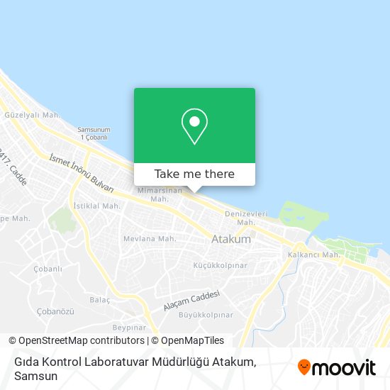 Gıda Kontrol Laboratuvar Müdürlüğü Atakum map