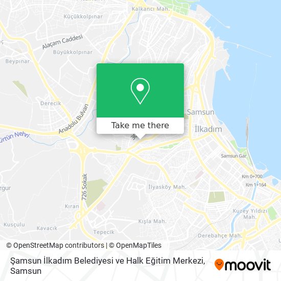 Şamsun İlkadım Belediyesi ve Halk Eğitim Merkezi map