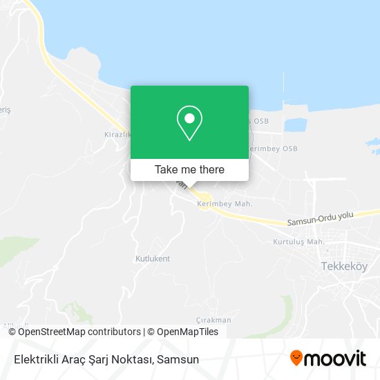 Elektrikli Araç Şarj Noktası map