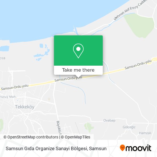 Samsun Gıda Organize Sanayi Bölgesi map
