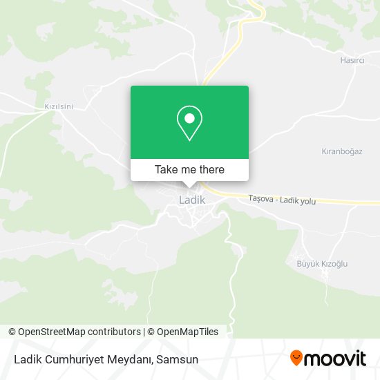 Ladik Cumhuriyet Meydanı map