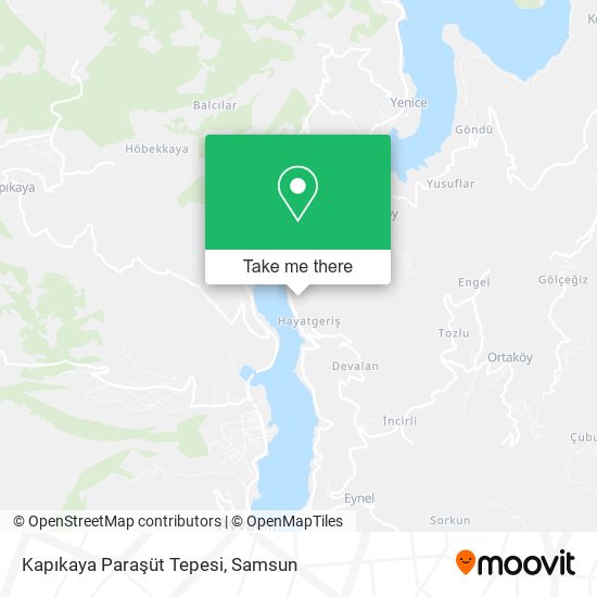 Kapıkaya Paraşüt Tepesi map