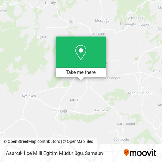 Asarcık İlçe Milli Eğitim Müdürlüğü map