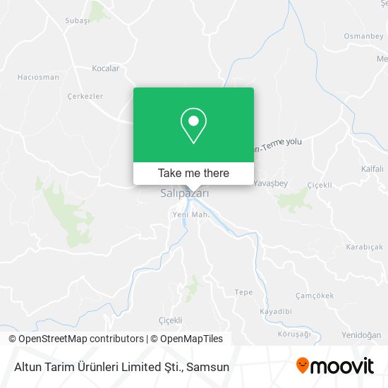 Altun Tarim Ürünleri Limited Şti. map