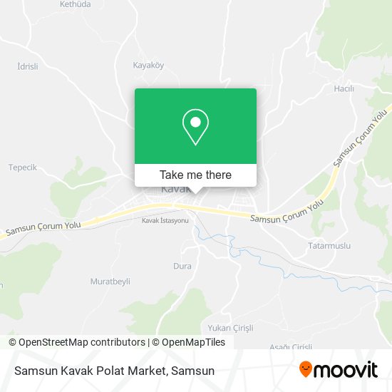 Samsun Kavak Polat Market map
