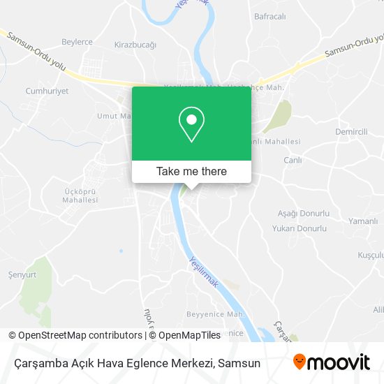 Çarşamba Açık Hava Eglence Merkezi map