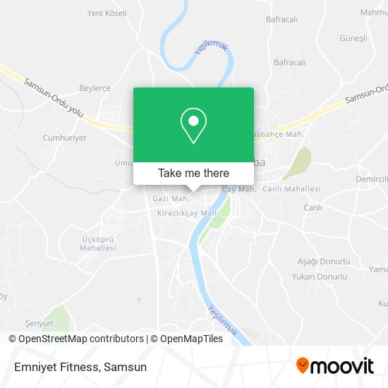 Emniyet Fitness map