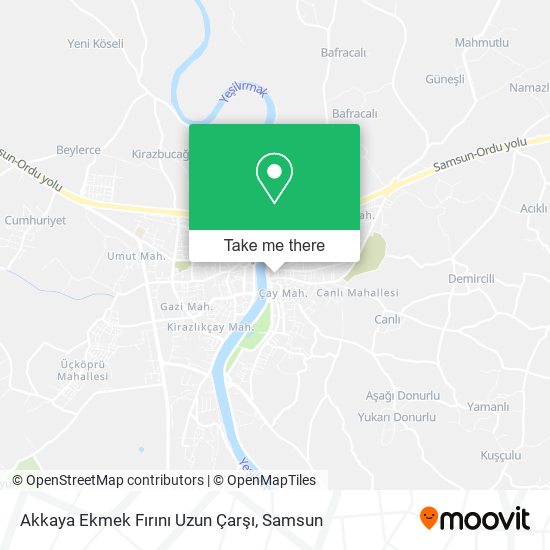 Akkaya Ekmek Fırını Uzun Çarşı map
