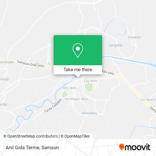 Anıl Gıda Terme map