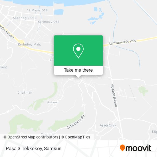 Paşa 3 Tekkeköy map
