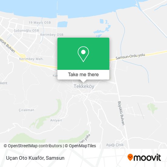 Uçan Oto Kuaför map