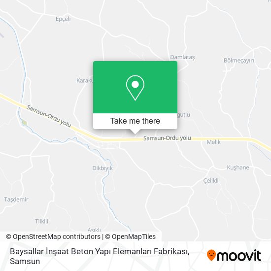 Baysallar İnşaat Beton Yapı Elemanları Fabrikası map