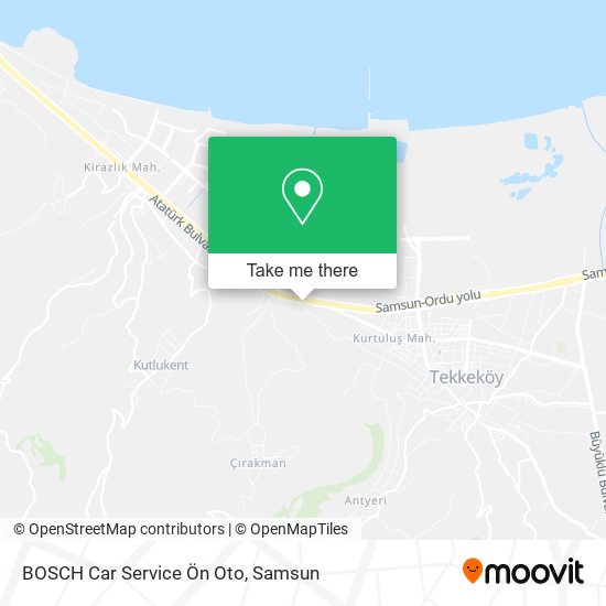 BOSCH Car Service Ön Oto map