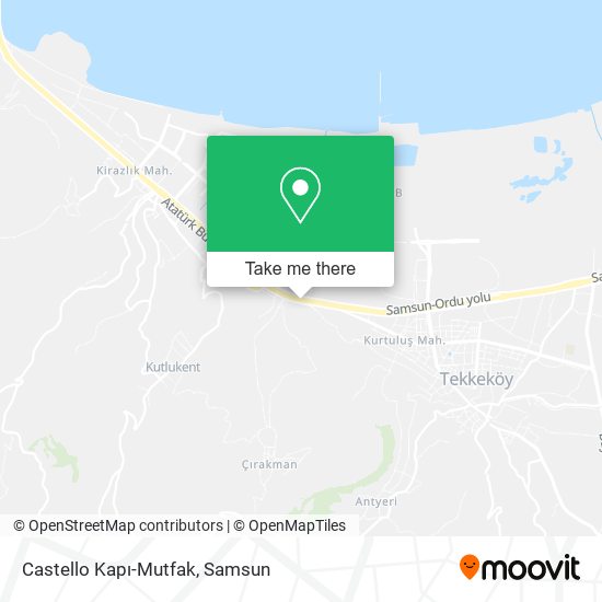 Castello Kapı-Mutfak map