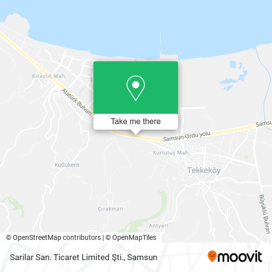 Sarilar San. Ticaret Limited Şti. map