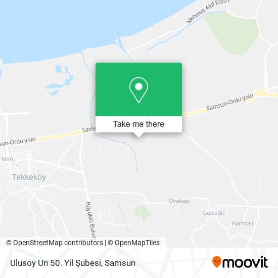 Ulusoy Un 50. Yil Şubesi map