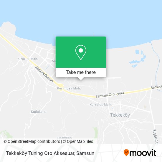Tekkeköy Tuning Oto Aksesuar map