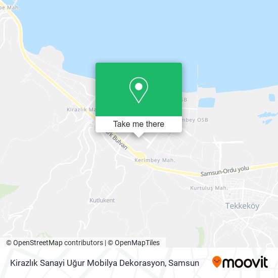 Kirazlık Sanayi Uğur Mobilya Dekorasyon map