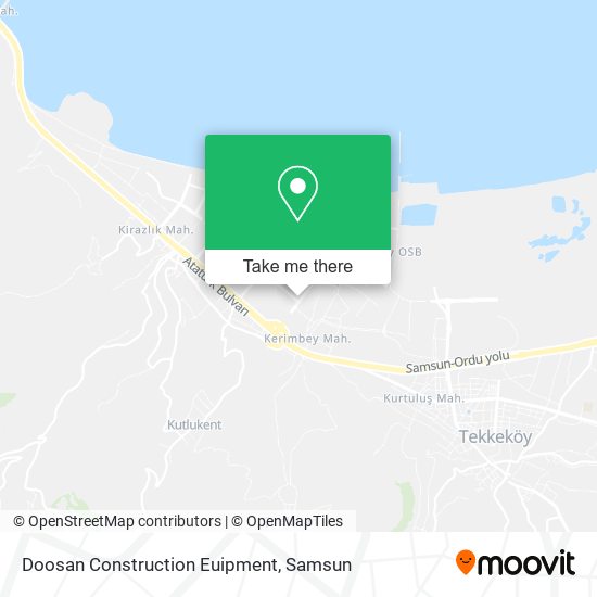 Doosan Construction Euipment map